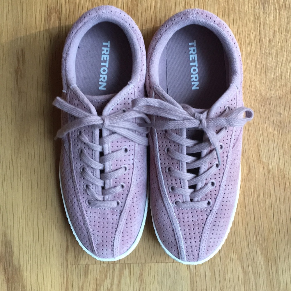 Madewell Tretorn sneakers Dusty Rose color size 6